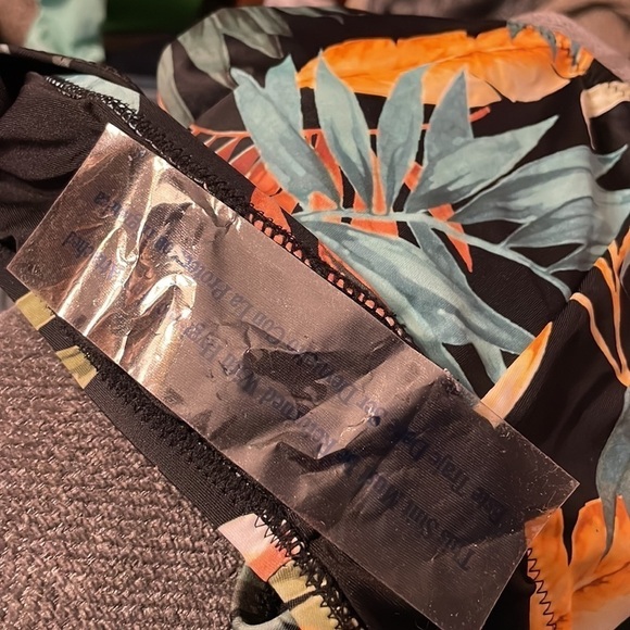 Shade & Shore Lowest Coverage One Piece Tropical Swim Suit - Picture 12 of 12